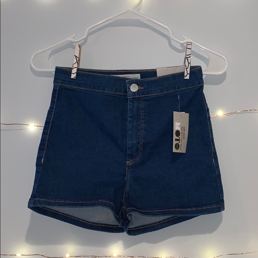 Topshop Moto Joni Short High Waist Super Stretch